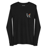 Love Long Sleeve Black Tee - Unisex