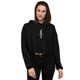 Yumma Crop Hoodie - Black