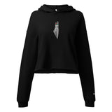 Yumma Crop Hoodie - Black