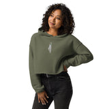 Yumma Crop Hoodie - Military Green