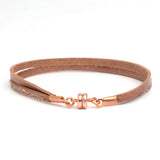 Single Thin Split Copper Gold