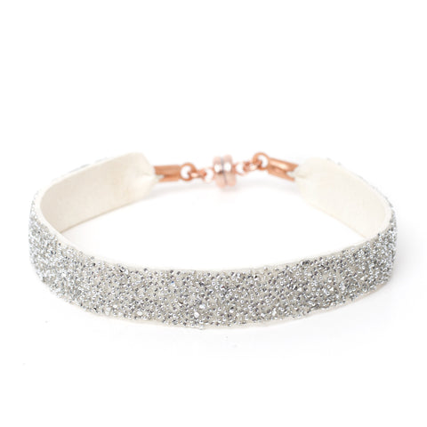 Bangle White Crystal