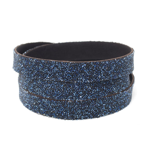 Triple Bangle Chocolate Blue Moonlight