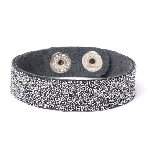 Cuff Black Silver