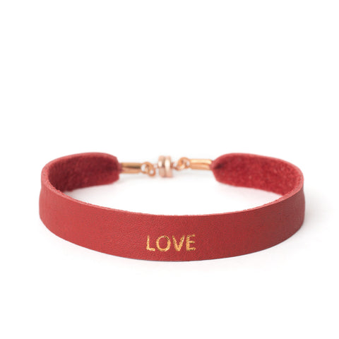 Bangle Red "LOVE" Bangle