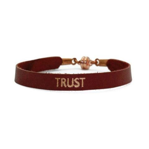 Single Clay "Trust" Bracelet