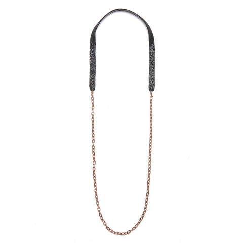 Black Single Chain Necklace